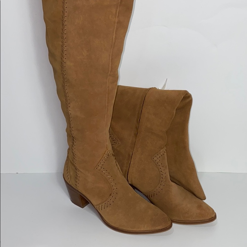 Rebecca Minkoff Tan Suede High Boots
